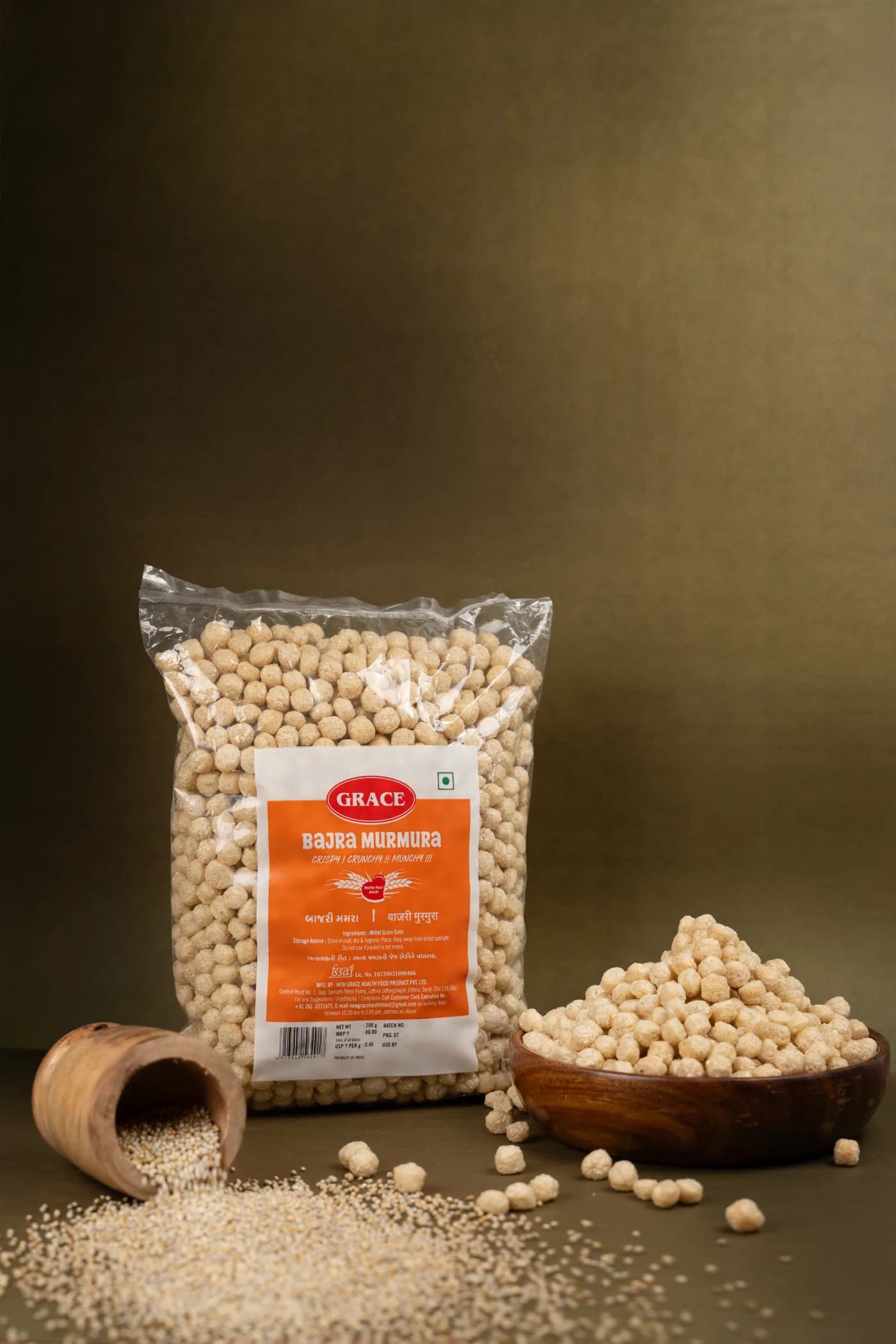 The Puff — Grace maize & millet puff making process, step 03